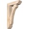 Ekena Millwork Legacy Slat Smooth Bracket w/ Offset Brace, Douglas Fir, 5 1/2"W x 18"D x 30"H BKT0604X18X30LEC06SDF - alternate 1